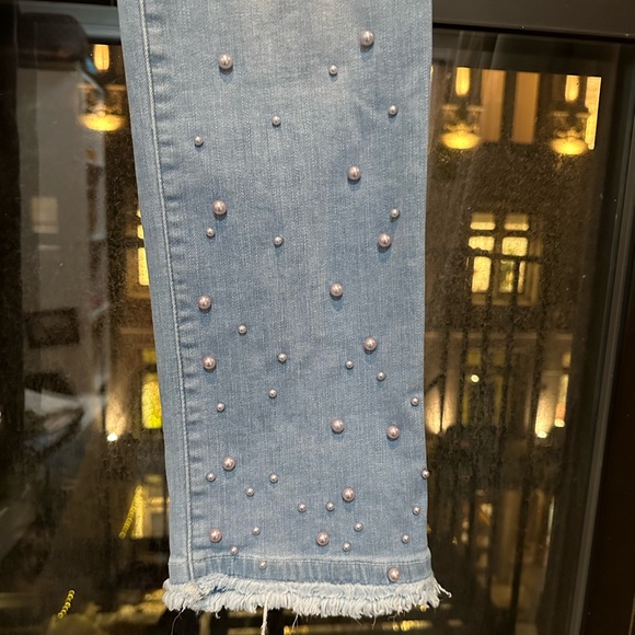 FRAME Le High Pearl Straight-Leg Cropped Jean - Picture 2 of 7